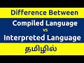Difference Between Compiled vs Interpreted Programming Languages Compiler vs Interpreter Tamil
