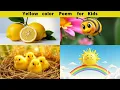 Download Lagu Yellow Color Poem for Children | Learn Yellow Objects \u0026 Animals 🌼🚌