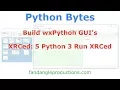 XRCed 5 Run XRCed On Python 3 Windows 10