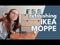 Refinished IKEA Mini Storage Chest DIY Whitney