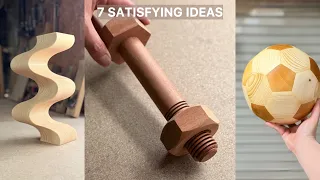 7 Satisfying Woodworking Ideas