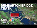 2-vehicle crash blocks westbound Dumbarton Bridge