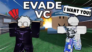Evade but it gets sus | Roblox Evade VC Funny Moments