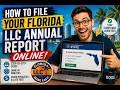 How to file your Florida LLC annual report online