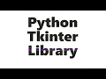 Python Tkinter GUI Tutorial - 2 Widgets-Button Label