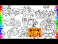 Despicable Me 4 Mega Minions Coloring Page Compilation