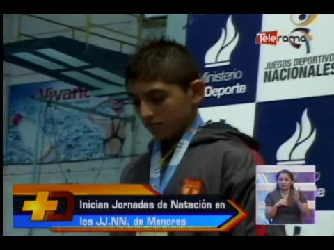 Inician jornadas de natación en los JJ.NN. de menores