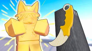 I Unlocked Midas Touch KNIFE In Roblox Rivals