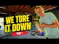 We re Building Our First PRINT APPAREL SHOP Demo Remodel Move-In Ep 1