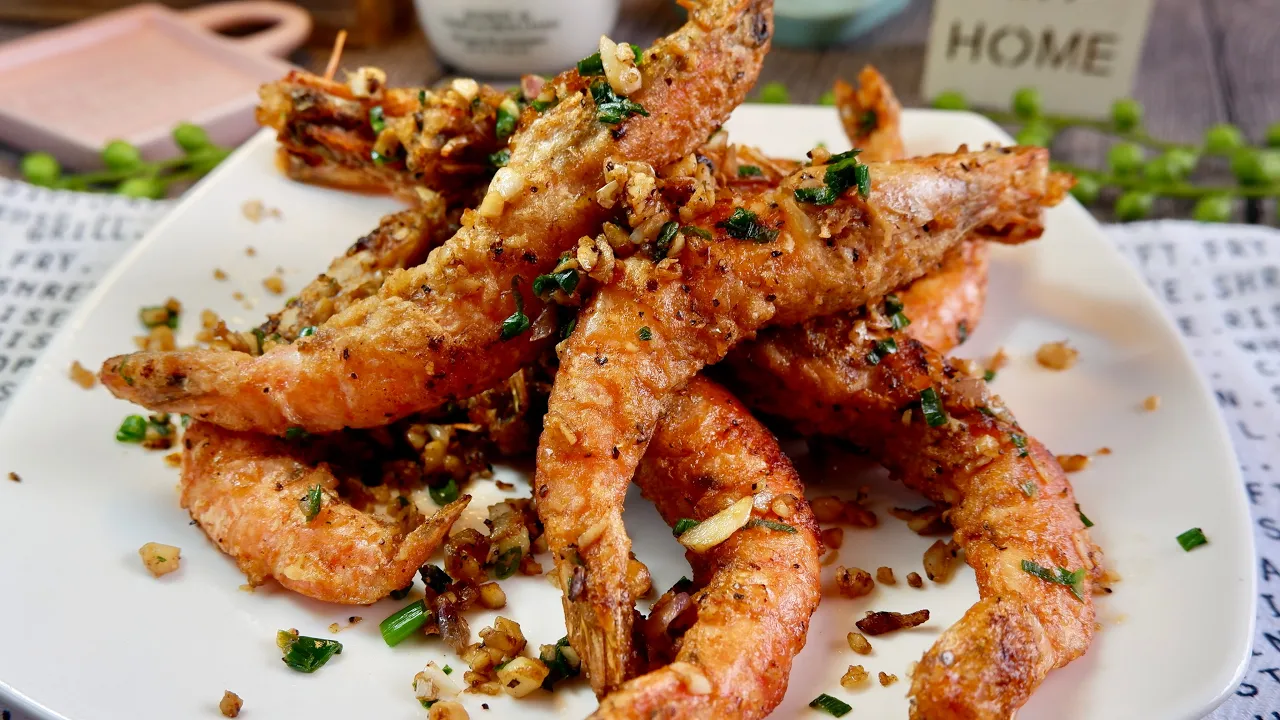 Your Family Will Love This! Crispy Salt & Pepper Shrimp  Chinese Prawn Recipe