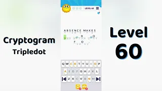 Cryptogram Tripledo Level 60 Solutions Logic Puzzle Game Mini Boss