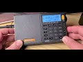 Operations of the X ATA D808 tuning around 25 and 31 meter band shortwave with comments