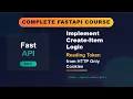 FastAPI 0037 implement Logic for Create-Item Reading token from HTTP Only cookies