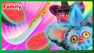 Fruit x SWORDS! 🍉 KPop Demon Hunters: Play Games with Us 2 | Netflix Family