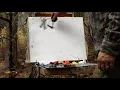 Plein Air Painting Along a Creek in Novemebr - Montana