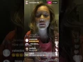HALIA BEAMER LIVE ON INSTAGRAM JUNE 01 2017
