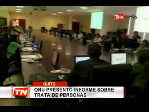 ONU presentó informe sobre trata de personas