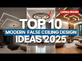 Top 10 Modern Latest False Ceiling Designs Ideas 2026 For Living Room