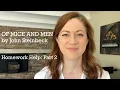 OF MICE AND MEN Part 2 Summary Analysis