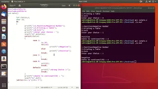 How to write Menu Driven C Program Template