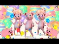 Download Lagu Heo Hồng Nhảy Tinh Nghịch - Bà Của Em Có Một Đàn Heo Con | Nhạc Mới Hoạt Hình Bầy Heo | Lk 3 Trong 1