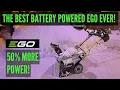EGO POWER SNT2134 Review The Most Powerful Single-Stage Snowblower in Action