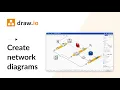 Create infrastructure and network diagrams quickly and easily in draw io