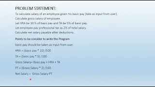 Python Program to Calculate Net Salary of Employee