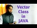 Vector Class in Java by Prof M Ibrar