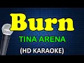 BURN - Tina Arena (HD Karaoke)