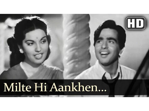 Download MP3 Milte Hi Aankhen (HD) - Babul Songs - Dilip Kumar - Nargis - Talat Mahmood - Filmigaane