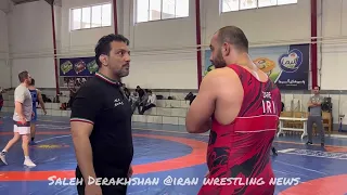 تمرین کشتی تیم ملی کشتی آزاد در مازندران Iran Wrestling Team 