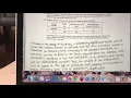 End of unit problem set
