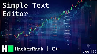HackerRank C Solution - Simple Text Editor