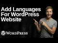 How To Add Languages For Your WordPress Website 2026 Easy Guide