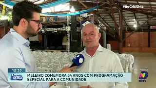 Meleiro celebra 64 anos com programação especial à comunidade
