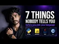7 Things Nobody Tells You Before Choosing Your First Programming Language