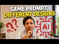 Testing AI Coding Agents Same prompt different webpage designs