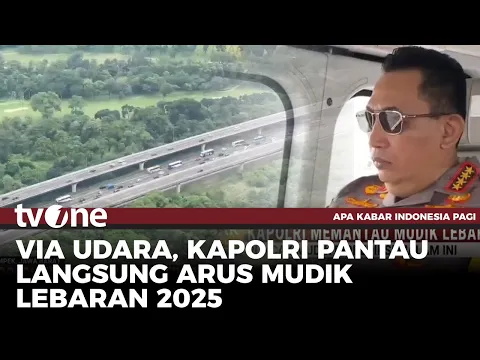 Kapolri Pantau Langsung Mudik Lebaran 2025 Melalui Jalur Udara
