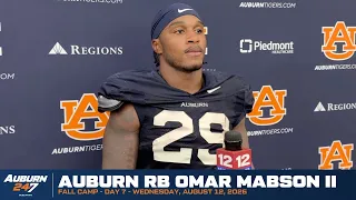 Auburn RB Omar Mabson II - Fall Camp 2026 Day 7