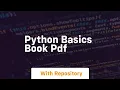 python basics book pdf