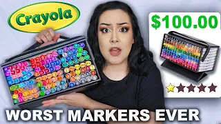 I Tested Crayola's HORRIBLE $100 Markers (they can't be serious)