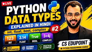 Python Data Types Explained int float bool complex Python Tutorial