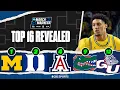 2026 NCAA Tournament Top 16 Reveal Full Show Instant Reactions