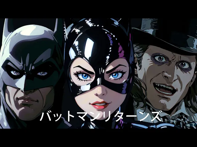 Batman Returns as a Japanese Anime