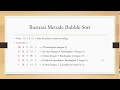 Belajar JAVA - Penjelasan Pengurutan Data Array Dengan Metode Buble Sort