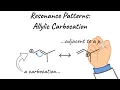 Resonance Pattern Allylic Carbocation