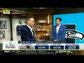 GET UP ESPN make his pick for Super Bowl LX Seahawks vs Patriots - Sam Darnold or Drake Maye