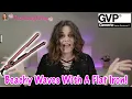 How I Do My Hair Beachy Waves With A Flat Iron GVP Flat Iron Review - Close Up in 4K