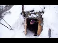 Download Lagu Underground Snow Shelter - Surviving the Freezing Winter at -40°C